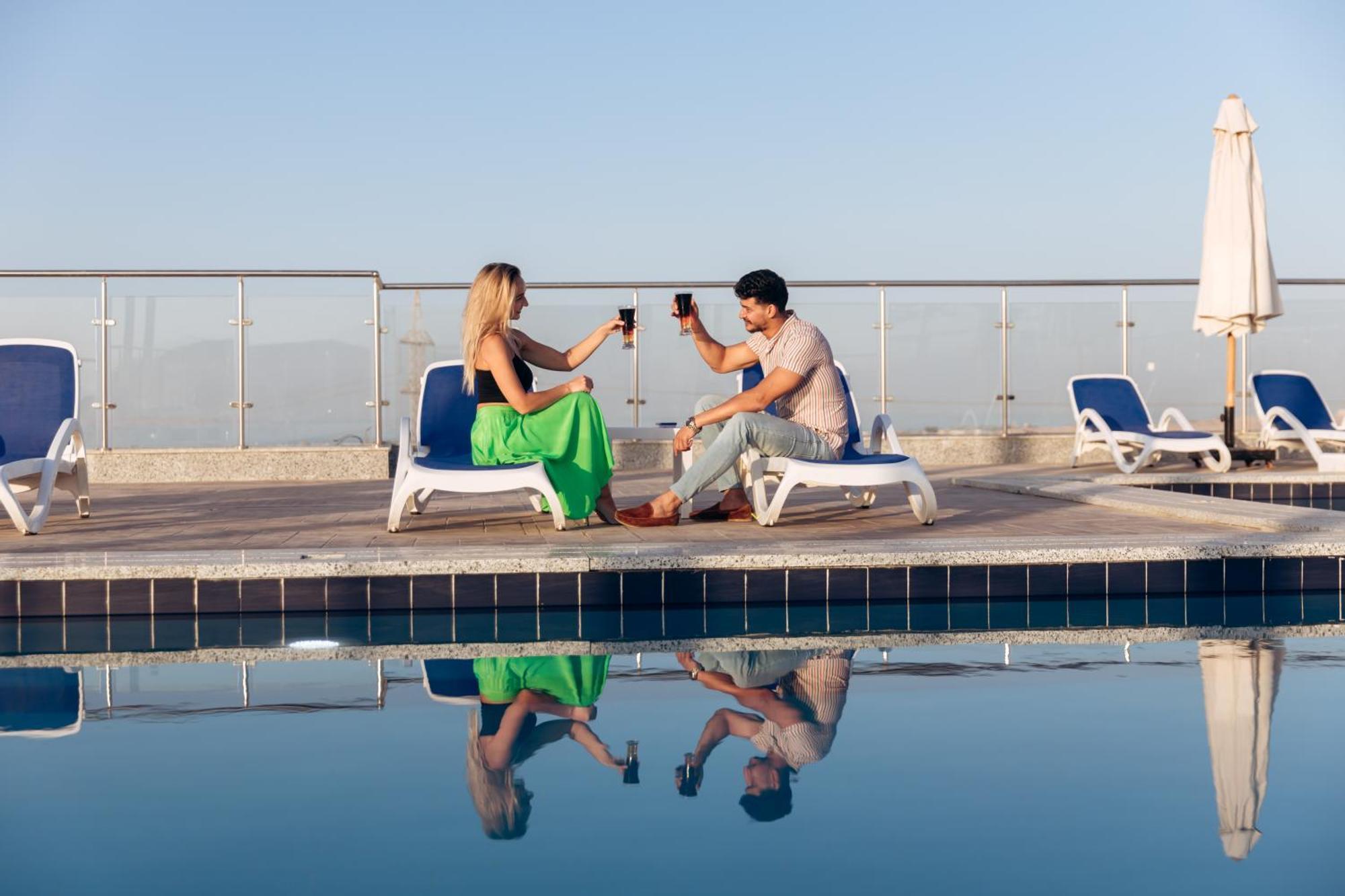 Sky Star Hotel Free Shuttle To Hurghada City Center Eksteriør bilde